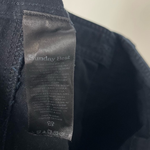 ARITZIA Sunday Best New Oscar Pant Black 6 Cargo Carpenter Utility 90s Inspired - Picture 13 of 16